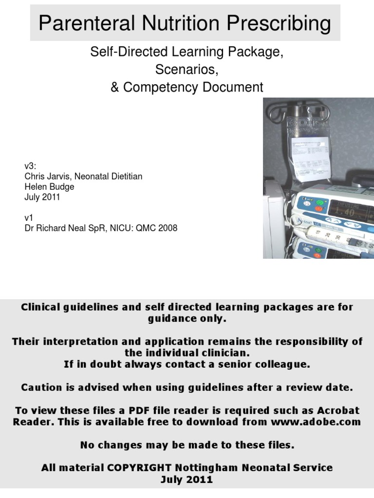 PN SelfDirected Learning Package July 2011 | PDF | Preterm Birth | Glucose