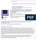 Use of Eriochrome Cyanine R in Routine Histology and Histopathology: Is It Time To Say Goodbye To Hematoxylin?