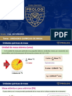 Unidades químicas de masa grado 2 secundaria química