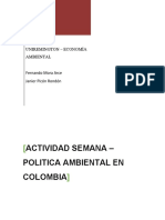 Politica Ambiental en Colombia