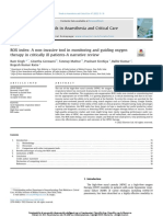 ROX Index A Non-Invasive Tool in Monitoring and Guiding Oxygen Therapy in Critically Ill Patients