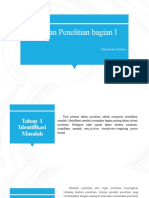 Pertemuan 6 Tahap Penelitian Bagian 1