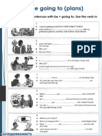 Complete The Sentences With Be + Going To. Use The Verb in Brackets