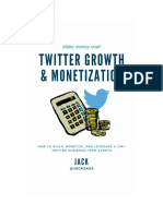 Twitter Growth & Monetization Strategies