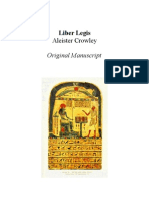Liber Legis - Aleister Crowley - Original Manuscript