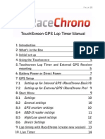 RaceChrono Touchscreen v1420 Full Manual