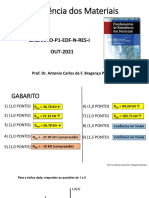 Gabarito Braganca p1 Edf N Res I 2021 2