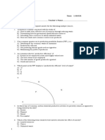 Economics Test