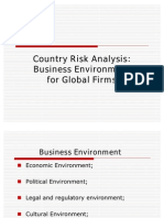 Business Environment for Global Firms