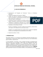 Gestión integral de formación para el monitoreo ambiental