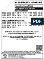 O74 - Quatro Barras-Guadalupe Horarios D.U 21.03.22