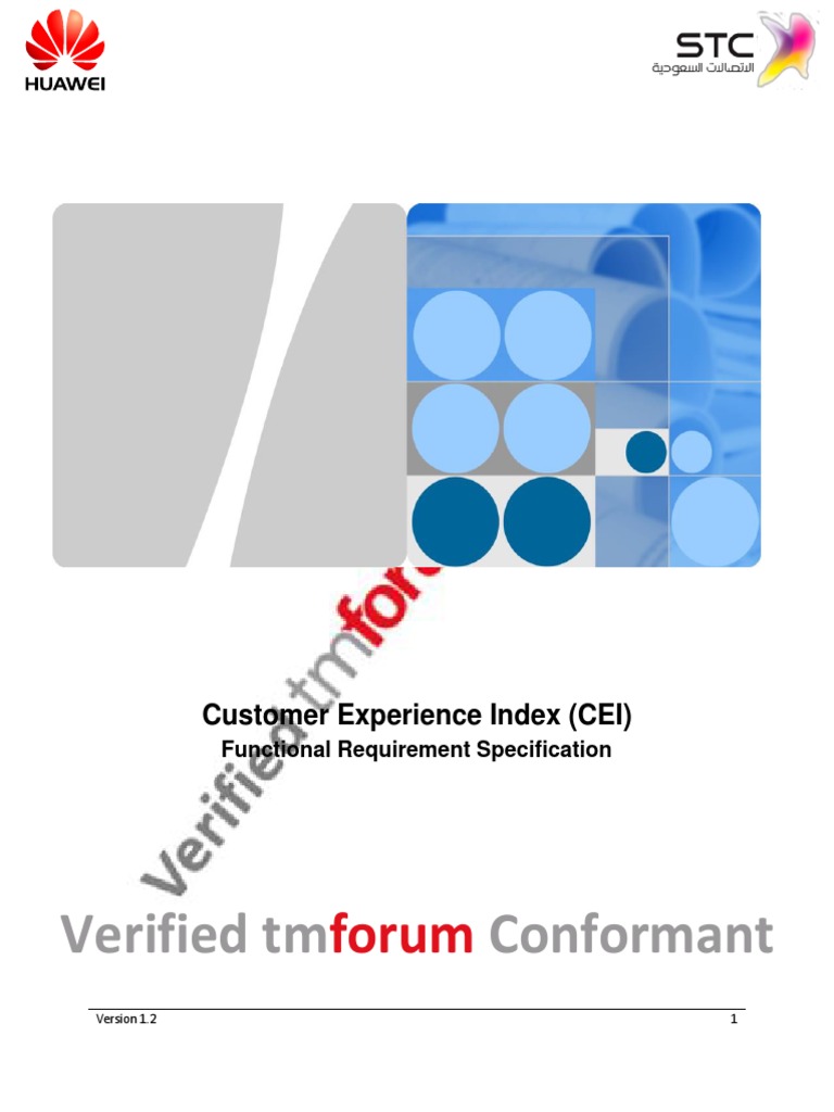Customer+Experience+Index+ (CEI) V1.0 RevTMF-V1R3 | PDF | Customer ...