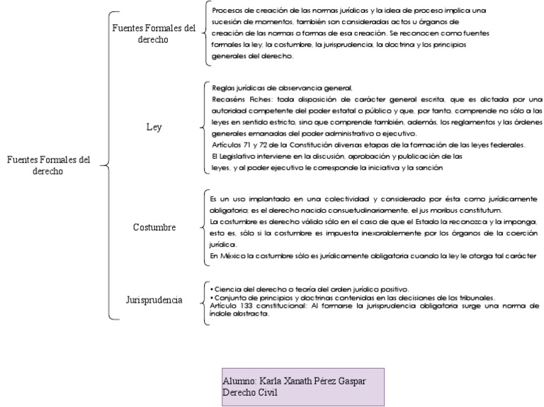 Fuentes Formales Del Derecho | PDF | Caso de ley | Instituciones sociales
