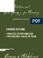 Physiologic Value of Food