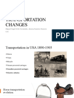 Transportation Changes 1890-1905