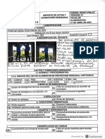 Reporte de Acto y Condiciones Inseguras