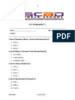 Worksheet For Chapter 1 Grade 8