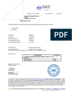 KLM Migration Certificate