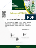 Certificado CIDU