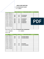 Jadual Ganti-3