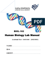 BIOL 102 Lab Manual 2022 - 2023