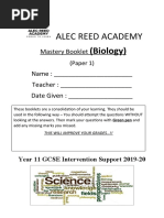 Alec Reed Academy: (Biology)