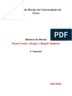 História Do Direito - 2º Semestre