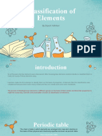 Classisfication of Elements