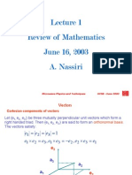 Review of Mathematics June 16, 2003 A. Nassiri