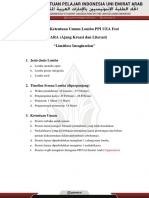 Pedoman Lomba 'Aksara' Ppi Uea