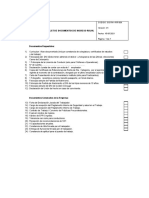 Checklist de Documentos de Ingreso RRHH SG-RH-RR-004