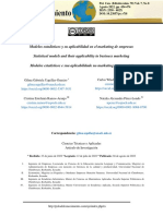 Modelos Estadísticos y Su Aplicabilidad en El Marketing de Empresas - Natalia Alexandra Pérez Londo - 1