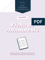 Ficha de Anamnesis
