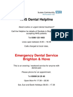 Useful contact numbers for oral health (PDF 66KB)