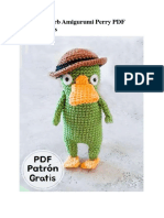 Phineas y Ferb Amigurumi Perry PDF Patron Gratis