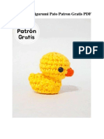 Llaveros Amigurumi Pato Patron Gratis PDF