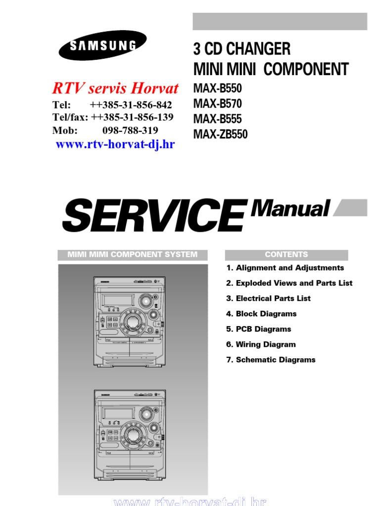 Samsung MAXB550 User Manual PDF Loudspeaker Frequency Modulation