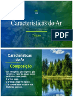 Características do ar: composição e propriedades