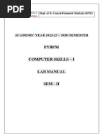 CS-I LAB Manual