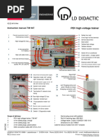 Instruction Manual 739 947: PEV High Voltage Trainer