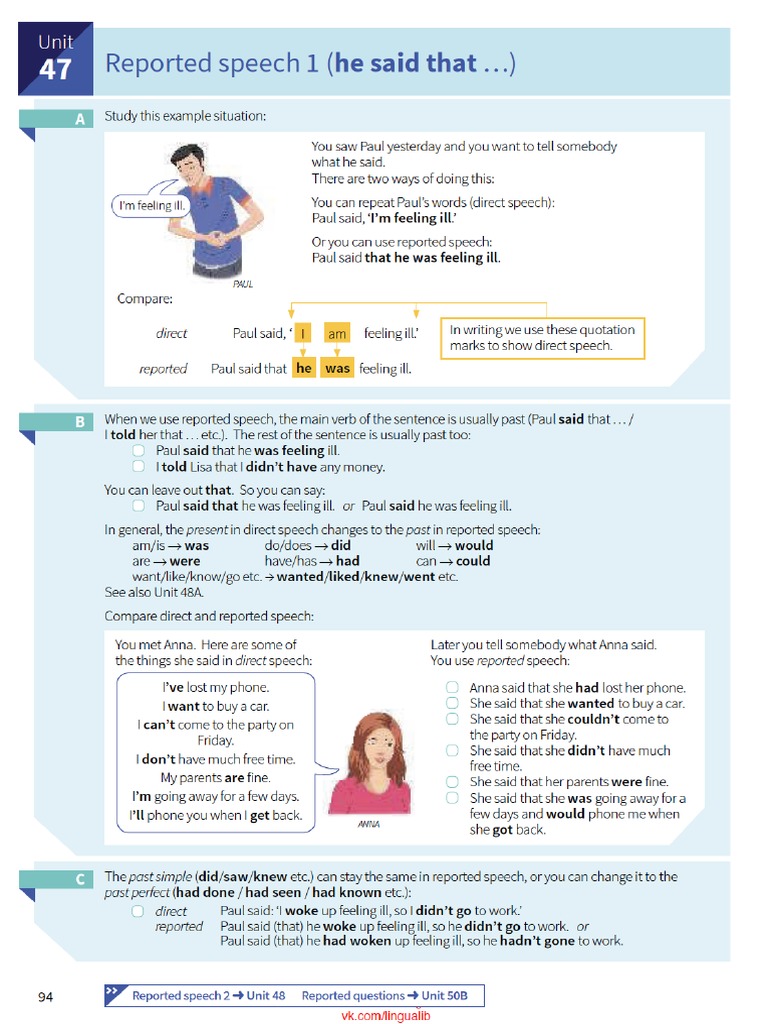 Reported - Speech + Questions | PDF