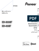 Deh-x6550bt Deh-4550bt Owner Manual