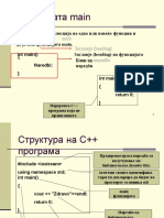 2 Основен облик на C++ програма 