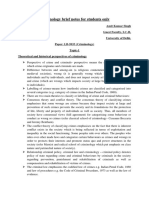 Criminology Brief Notes For Students Only PDF