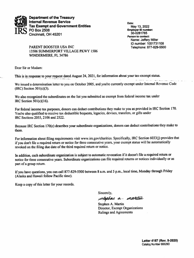 Pbusa irs affirmation letter pdf