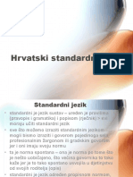 Hrvatski Standardni Jezik