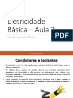 Eletricidade Básica para Mecânica - Condutores, Isolantes e Resistência Elétrica