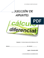 Apuntes Calculo Diferencial 2019 - U1 A U4