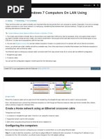 Windows & LAN Connection - Arshad Ayub