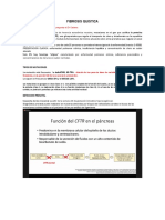 FIBROSIS QUISTICA Resumen